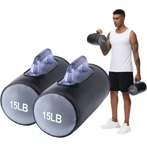 Adjustable Weights Dumbbell,30lb Dumbell Pairs,Portable Training Equipment, Water Filled Dumbbell Se