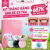 Smilee Extra Teeth Whitening Kit, 2-6 Tone At-Home Teeth Whitening New Version,SVIP LIS