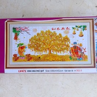 DIAMOND PAINTING OF MONEY TREE VINH HOA PHU QUI (100 x 52cm) LV471