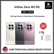 [PM] INFINIX ZERO 40 5G (24+256GB)| ORIGINAL INFINIX MALAYSIA | FREE GIFT CREATOR KIT | HOT SELLING 