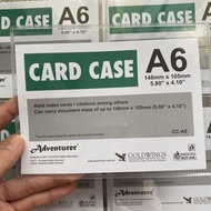 SOLD PER PC ADVENTURER A6 CARD CASE 5.80" x 4.10" A6 Card Case A6 Card Holder A6 ID Holder
