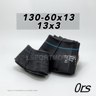 13" ORS TUBE INNER TYRE TUBE MOTORCYCLE (130-60x13) (13x3) "3.00-8"