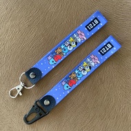 BT21 Characters purple keychain
