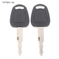 LL 2 Pcs F900 Ignition Start Door Lock Key For Daewoo DX80 Excavator LL