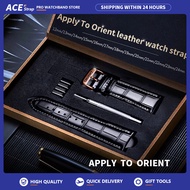 Apply To ORIENT  Bamboo Patterned Buckle Watch Cowhide Leather Strap 18mm 19mm 20mm 21mm 22mm 24mm