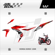 Striping Honda SONIC 150R - SHARK HIU - Stiker Variasi Motor Sonic 150