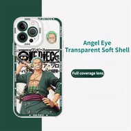 Phone Case For Samsung S23 Plus S22 Ultra S21 S20 FE Note 10 Lite 10 Pro 20 J2 J7 Prime G530 J4 J6 Plus A42 A21S A72 M23 Casing Soft Clear Casing Angel Eyes Zoro Crystal One Piece Nica Luffy Zoro Chopper Anime One Piece Nica Luffy