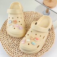 Cute Fashion Sandals Heel The Little One Is Comfortable To Wear. There Are Many Cartoon Stickers Cho