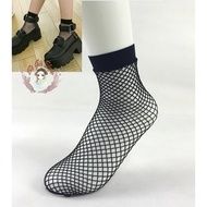 Mesh socks for punk gothic shoes