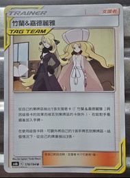 Pokemon，竹蘭&嘉德麗雅 TAG TEAM