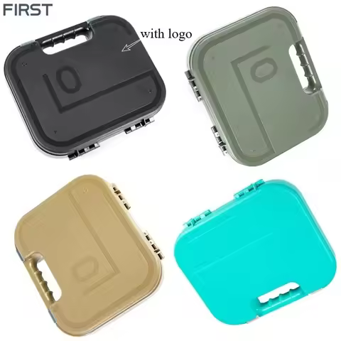 ABS Tactical Hunting G17 G18 G19 G43X1911 Waterproof Suitcase for Gloc Storage Box Handgun Bag Porta