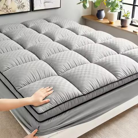 Cool Mattress Protector, Highly Elastic Mattress Protection Supply, Stretchable Deep Pocket Bed Pad 