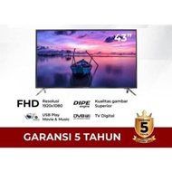 LEDTV POLYTRON 43INCH DIGITAL TV DVB-T2 43V UNTUK KOTA CIREBON Diskon