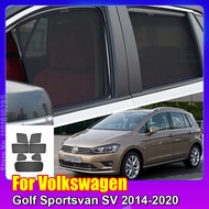 For Volkswagen VW Golf Sportsvan SV 2014-2020 Car Window SunShade Shield Windshield Rear Side Window