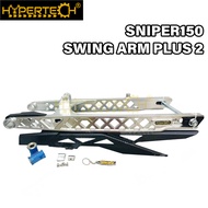 Hypertech Swing Arm CNC Plus 2 inch For Yamaha Sniper150 Sniper155 MX135 Made In Malaysia PRO-GPX