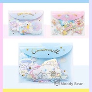 Sanrio - 【Sanrio】Sticker & Case Set (3款)| Cinnamoroll Little Twin Stars|可愛卡通貼紙|證件收納袋| 學校交換禮物|兒童Party