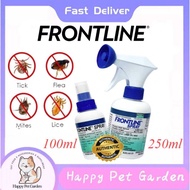 FRONTLINE/Frontline Spray For Cat & Dog Anti Flea & Ticks Kutu (100ml/250ml)狗猫驱杀体外跳蚤虱子和蜱喷雾