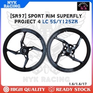 [SR97] PROJECT 4 RIM LC135 5S MIDNIGHT BLACK 1.6X17-1.6X17