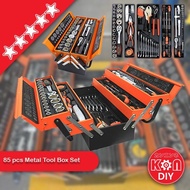 85PCS / 86PCS Metal Tool Box Set Tool Box Heavy Duty Tools Box Full Set Kotak Spanar Box Ratchet Set