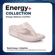 Bata Energy+ บาจา รองเท้าแตะหนีบ เสริมพื้น นิ่มสบาย รองเท้าแตะเพื่อสุขภาพ รองเท้าลำลอง สูง 1.5 นิ้ว สำหรับผู้หญิง รุ่น Lily สีเบจ 6718252