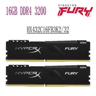 Kingston HyperX Fury DDR4 RAM 32GB Kit 2x 16GB DDR4 3200MHz HX432C16FB3K2/32 Desktop Memory RAM