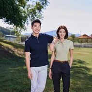 [Ready Stock] [Ready Stock] Korean Collar Zhizao GS82019 Long-staple Cotton Beaded POLO Golf Workwea