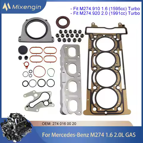 Engine Parts Cylinder Head Gasket Set Kit Fit M274 1.6 2.0 Turbo For Mercedes-Benz C180 C200 C250 C2