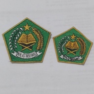 Ministry of Religion Logo embroidery ikhlas beamal bet Depag standard size small/ 5.5cm x 5.5 cm 100