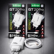 Travel Charger Infinix GT 20pro 240W For Android & TYPE-C Casan Infinix 240W Usb Micro And TYPE C GT