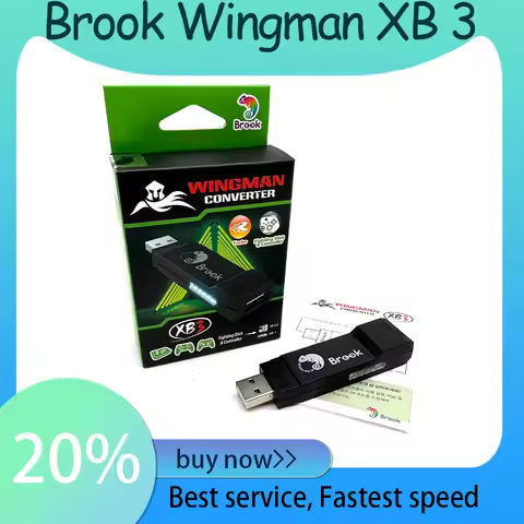 Original Brook Wingman XB 3 Converter - Wireless Controller Adapter for Xbox Consoles
