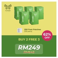 [HQ- Buy 2 Free 3] 100% Authentic - Itsuki Kenko Cleansing and Detoxifying Foot Patch - 250pcs / 5 boxes