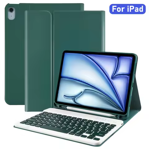 Keyboard Case For iPad Air 11 13 M2/M3/M4,Keyboard Cover For iPad Pro 11 Air 4 5,iPad 10.2 8th/9th,i