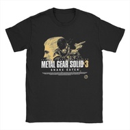 Ready Stock Metal Gear Solid 3 T Shirts for Men Cotton Funny T-Shirts S-3XL