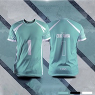 (Customizable) Aoba Johsai Oikawa Anime Shirt Customized Name and Number Jersey Oikawa Tooru Aoba Jo