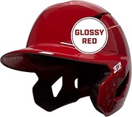 3N2 Pro Clutch Baseball Helmet - Ventilated High-Impact Shell, Moisture-Wicking Padding - Glossy