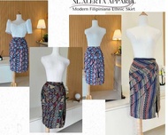 ㄝ MODERN FILIPINIANA LADIES SKIRT BARONG / MIDI SKIRT PARA MGA Kababaihan