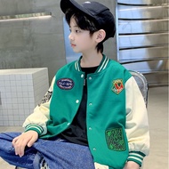 Children's Unisex Varsity Jacket Baseball Model Screen Printed CRANE THE TL KLGO!! Age 1 2 3 4 5 6 7