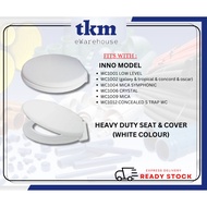 [TKM] INNO HEAVY DUTY PVC TOILET SEAT AND COVER FOR INNO WC1001 WC1002 WC1009 WC1004 WC1006 WC1012 W