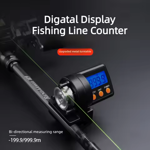 999M Fishing Line Contador De Linha De Pesca Peche A La Carpe Carp Fly Fishing Tools Digital Fishing