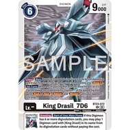 Digimon Card Code BT23-072 - King Drasil_7D6 - Digimon - Rare