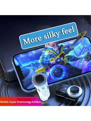 1pc Universal Clamp-On Mobile Game Controller, Portable Mini Joystick for Gaming, Easy Install & Det
