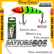 Senses Saviors 60S Lure 60 S Sinking Minnow Savior SVR60S 60mm 8.5g