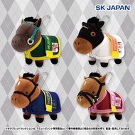 SK JAPAN 賽馬公仔 馬服BC3 毛絨吊飾一套4隻