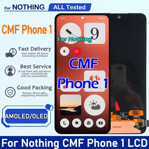 6.67“ OLED For Nothing CMF Phone 1 LCD Display Touch Screen Digitizer Assembly For Nothing CMF Phone