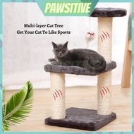 PAWSITIVE Cat Tree/Cat Scratcher/Cat Toy/Cat Toys For Cats/Cat Scratch/Tempat Cakar Kucing/Mainan Ku