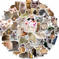 50pcs Stiker Kucing Lucu Cute Kawaii cute cat Bahan Vinyl Anti Air Stickers aesthetic for outdoor an