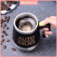 [Johor Seller] Self Stirring Mug Stainless Steel Auto Mix Mug 450ml Cawan Kacau Automatik Gift/Prese