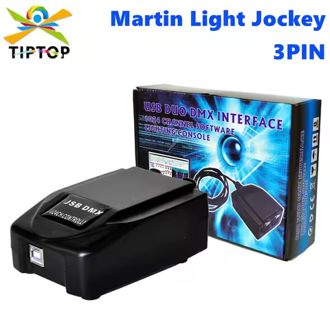 Orignal Martin Light Jockey USB 2.95 DMX Interface 1024 Channel Software USB DMX PC 3D Stage Lightin
