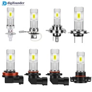 DIGIFOUNDER 1PC 80W Car Headlight H1 H3 H4 H7 H8/H11 9005 9006 H16 LED Bulb Head Lamp 1800LM CSP LED