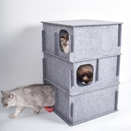 huh  Maze Tunnel huh Nest Folding  Toy Climbing Frame Cat House  uhu